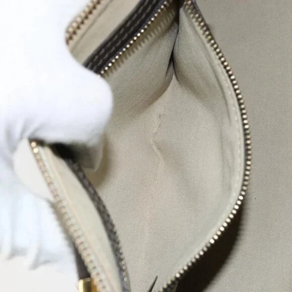 LOUIS VUITTON Monogram Mini Alma Ron Hand Bag Khaki - Picture 13 of 16